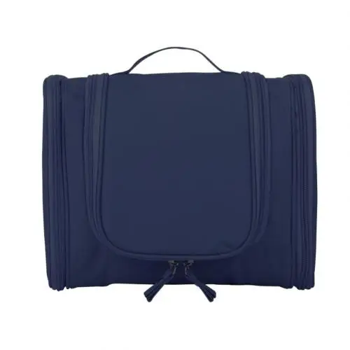 Navy Blue Складные дорожные сумки для ручной клади, портативная дорожная сумка для хранения, органайзер для макияжа, сумки для одежды, упаковка, куб, косметическая сумка для хранения - Цвет: Navy Blue