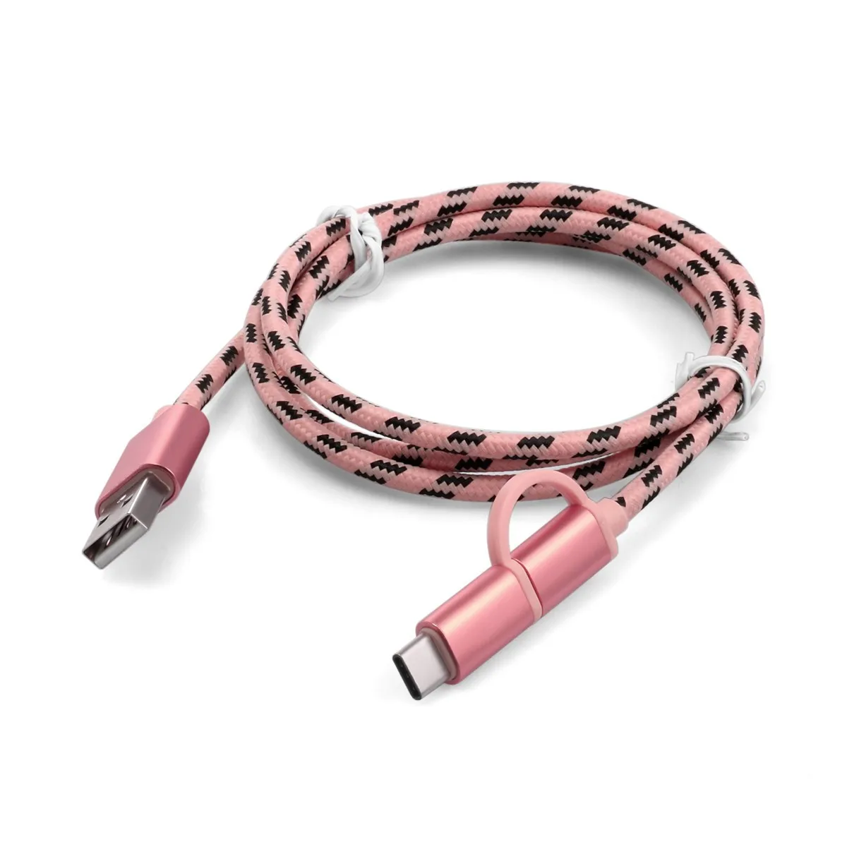 1x2 в 1 кабель для зарядки Круглый Магнитный type-C/Micro USB Android планшетов samsung huawei 2020 |