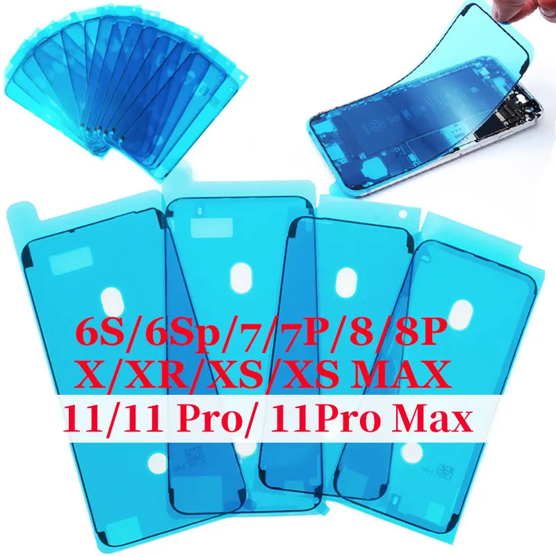 3 м водонепроницаемый стикер для iPhone 6S 7 8 Plus X XR XS 11 Pro MAX передний корпус ЖК сенсорный дисплей рамка Клейкая лента наклейка