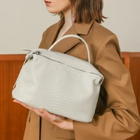 zooler original womens cow leather shoulder bag pillow designer luxury ladies tote large capacity rice handbag soft 2022yc213