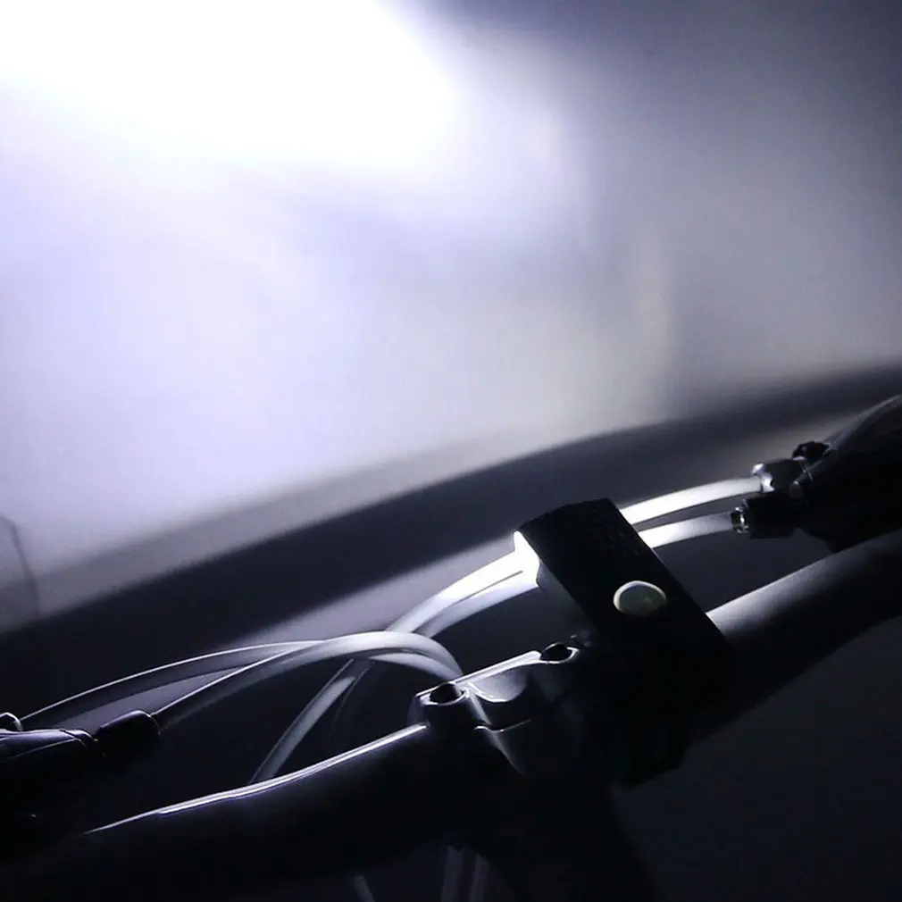 

2255 Bike Front Light Induction Bicycle Bright Light USB Charging Flashlight Cycling Waterproof Torch Bike Headlight