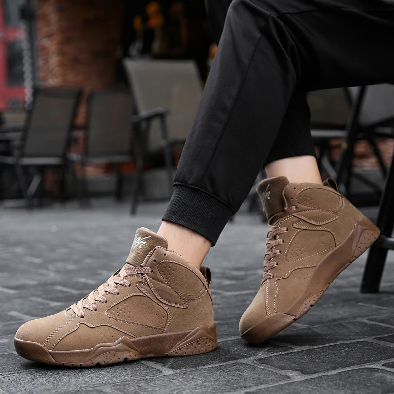 Модные баскетбольные кроссовки для мужчин высокого качества удобные спортивная