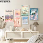 Абстрактный постер, пейзаж Нью-Йорка, холст, картина, медведь, плакаты и принты, скандинавский настенный художественный Рисунок, украшение для гостиной