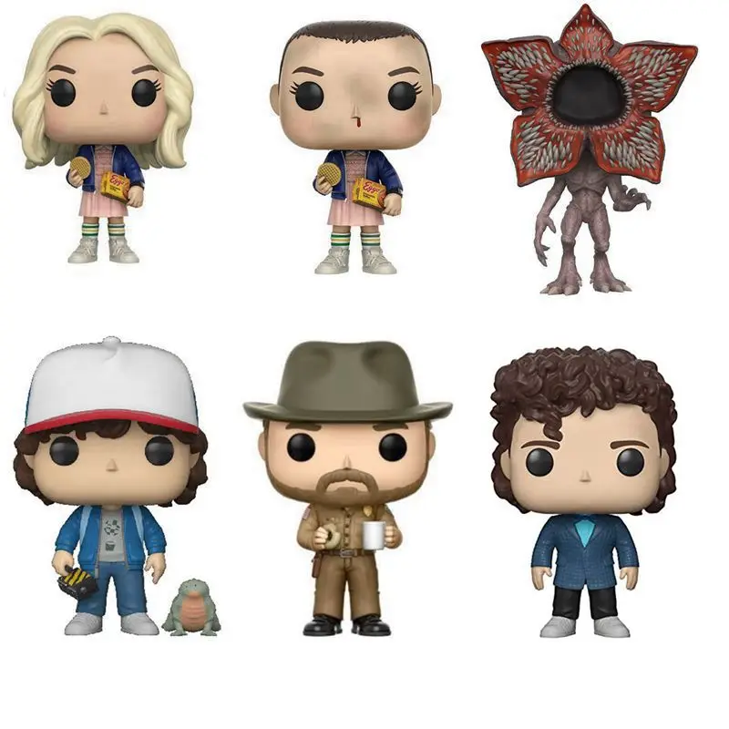 Stranger Things Eleven Дастин Хендерсон Джим Хоппер фигурки кукла Детский Рождественский