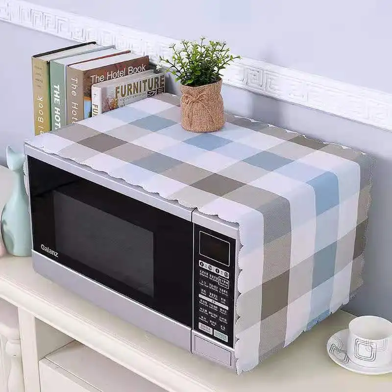 

Microwave oven cover accessories cover cloth oil fume hood waterproof oil dust cover kitchen accessories home kitchen decoration