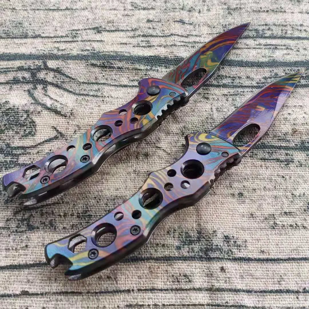 Цветной карманный мини-нож уличный нож для фруктов самообороны оборудование