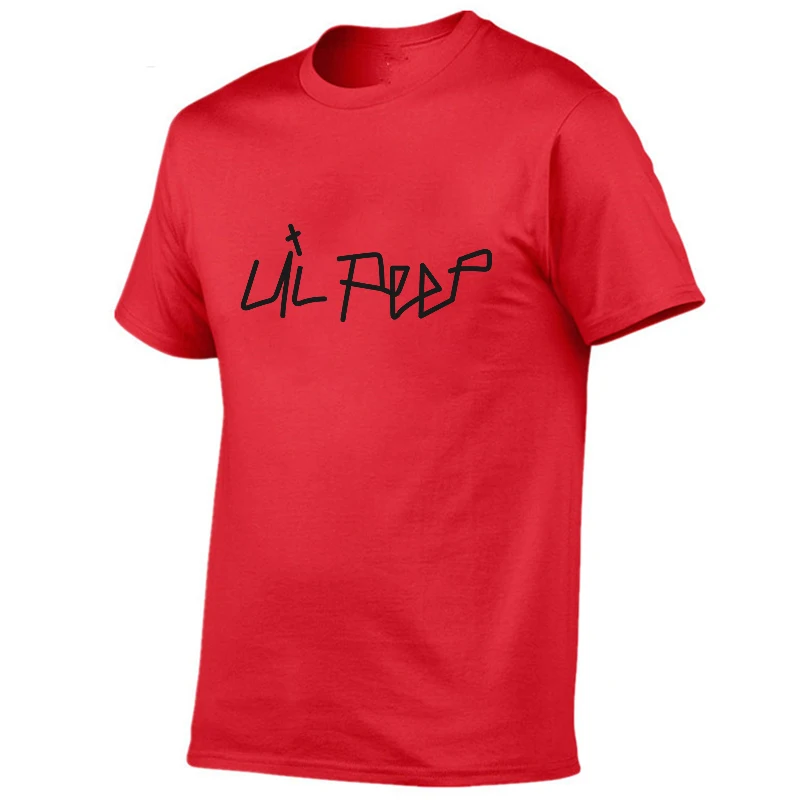 Футболка оверсайз для мужчин и женщин футболка с принтом LIL PEEP в стиле Харадзюку