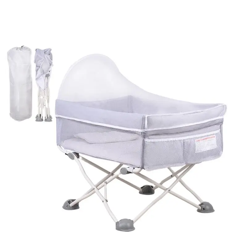 Портативная многофункциональная кроватка для новорожденных складная игровая