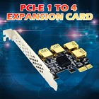 PCI-E к PCIe адаптер PCI-Express от 1x до 16x1 до 4 USB 3,0 Райзер четыре USB3.0 графическая плата расширения для майнинга BTC