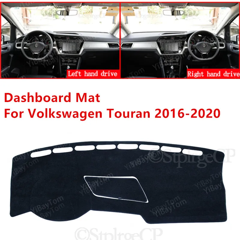 

For Volkswagen VW T-Roc 2017-2020 T Roc Anti-slip Car Dashboard Cover Mat Sun Shade Pad Instrument Panel Carpets Accessories