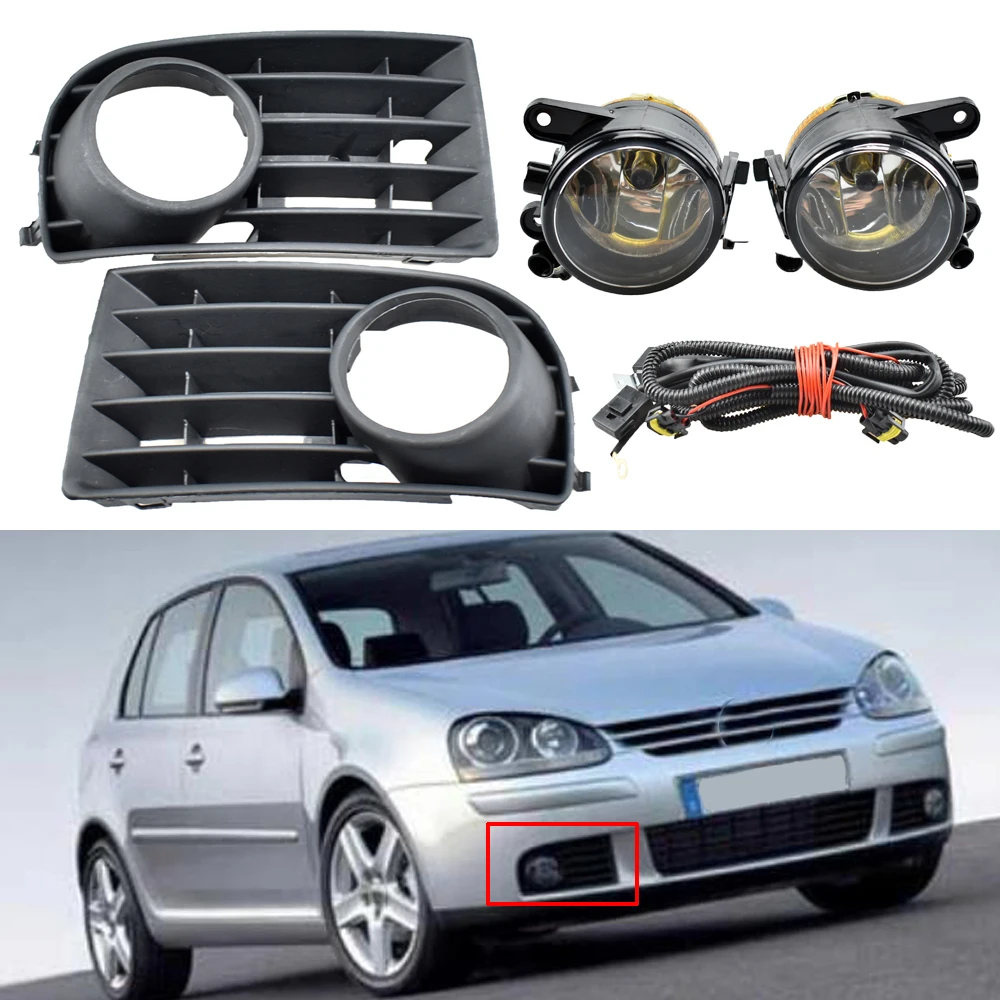 2x автомобильные галогенные светильник для VW Golf 5 A5 MK5 R32 2004 2005 2006 2007 2008 2009 новое