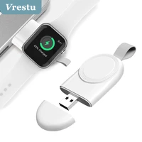 qi wireless charger for apple watch 6 5 4 3 se series iwatch accessories portable usb charging dock station apple watch charger