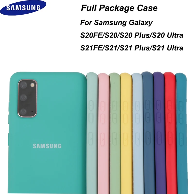Оригинальный чехол S20 для Samsung Galaxy Ultra plus шелковистый силиконовый высокого