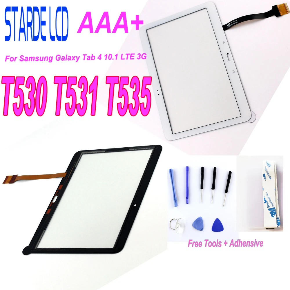 1 шт. для Samsung Galaxy Tab 4 10 LTE 3G с функцией T530 T531 T535 SM сенсорный экран дигитайзер стекло