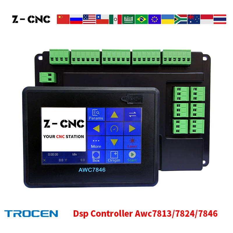 Бесплатная доставка из Москвы С 30 ноября Dsp контроллер AWC7813 AWC7824 AWC7846 CO2 лазерный