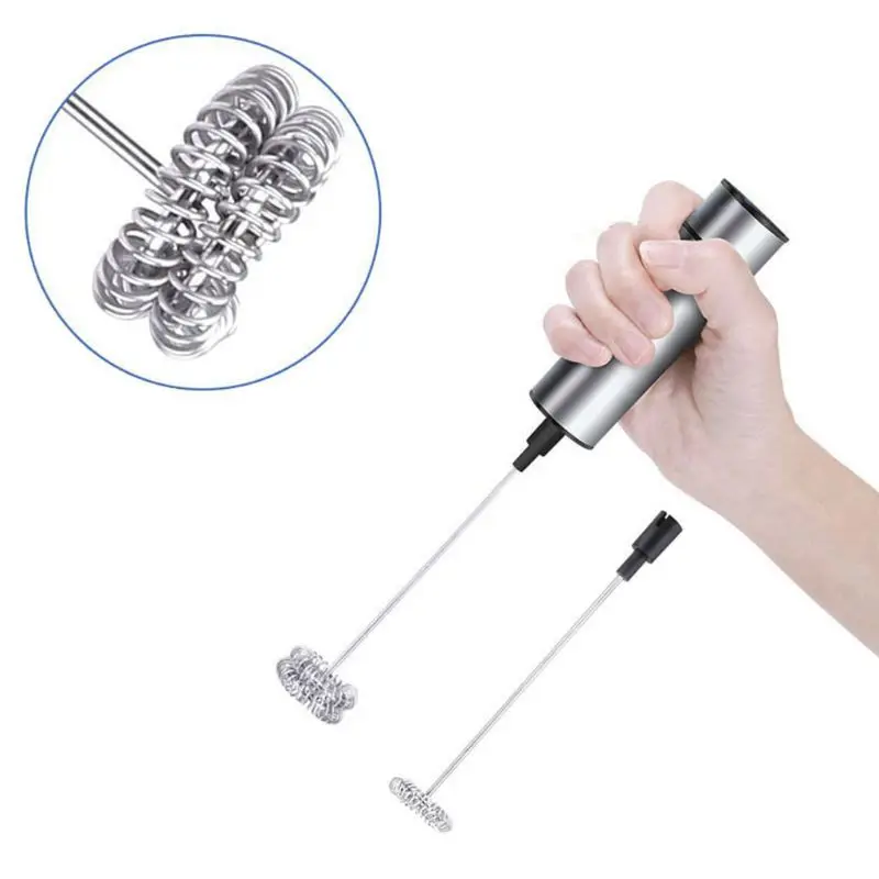 

Handheld Electric Milk Frother Ideal Gift for Coffee Matcha Tea Milk Lovers A0NC