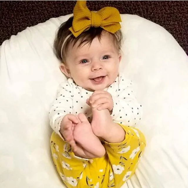 Большой растрепающий нейлоновый бант для детей тонкая нейлоновая повязка на