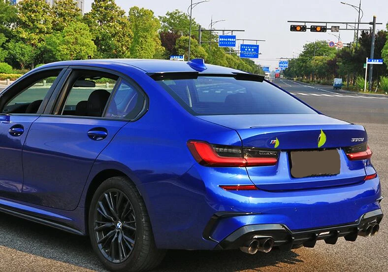 Спойлер на крышу для G20 G28 2020-2021 BMW 3 series 320i 325li 328i PK АБС-пластик цвет заднего крыла