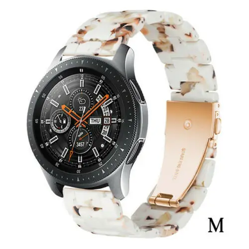 M Быстросъемный резиновый ремешок для часов для samsung Galaxy Watch S3/S2 Galaxy 42 мм/46 мм/gear S3/S2/Active Ticwatch 2/E - Цвет ремешка: M