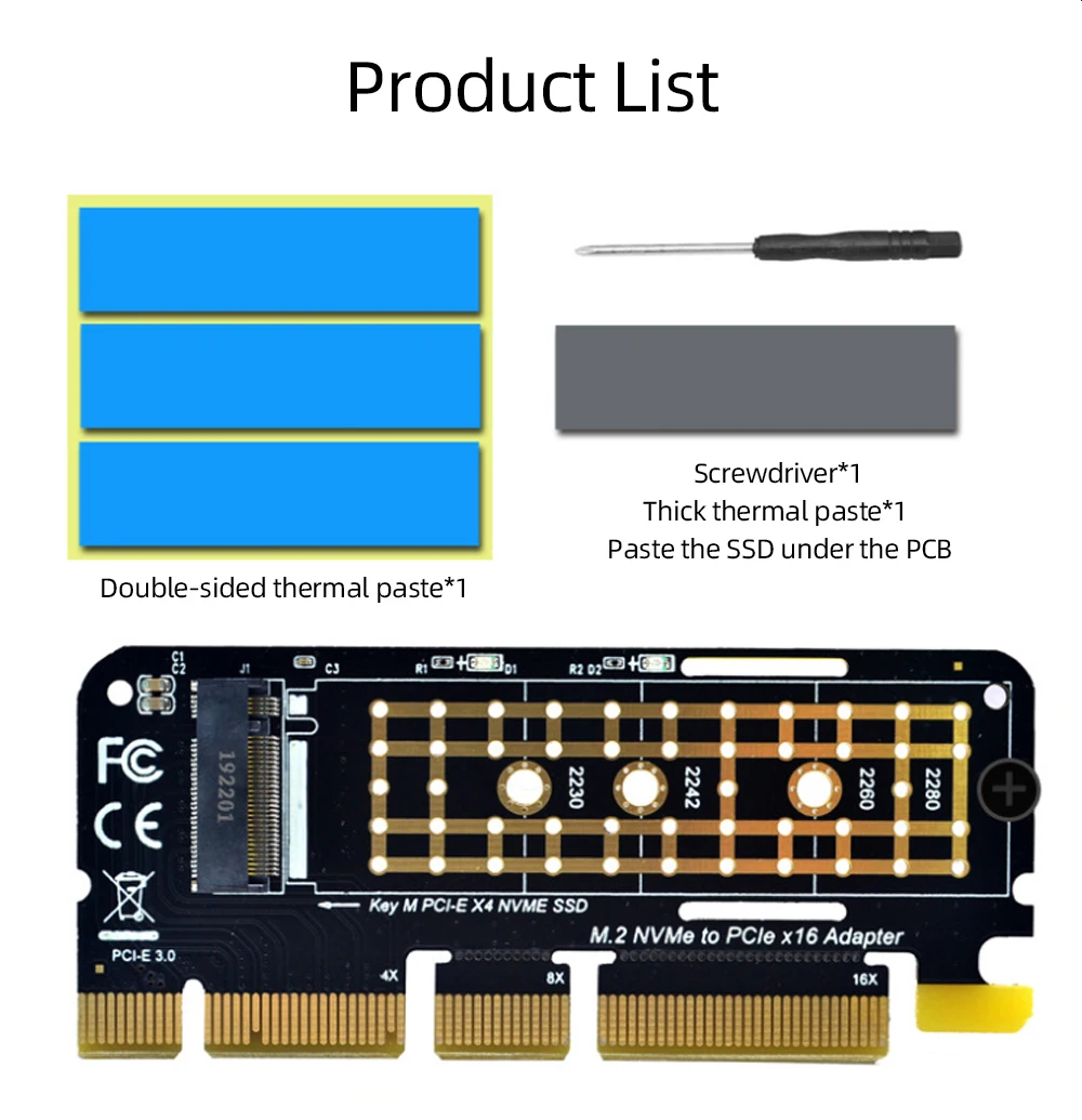 Адаптер M.2 NVME SSD M2 PCI Express X16 X8 X4 Райзер с дополнительной картой поддержка жесткий
