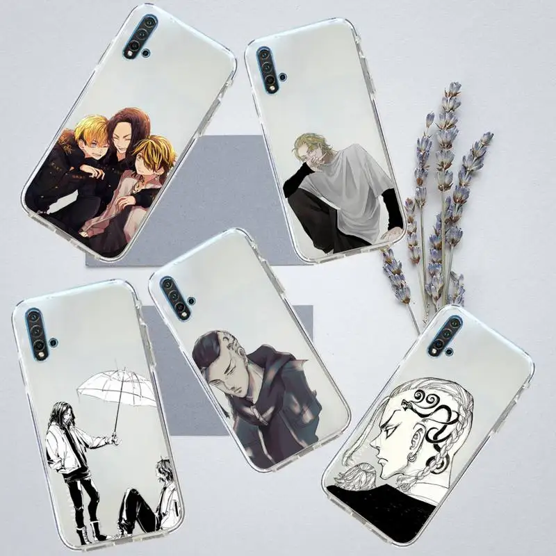 

Anime Tokyo Revengers manjiro sano Phone Case Transparent for Huawei honor P mate 40 20 30 10 50 i 9 x mate pro lite 8a