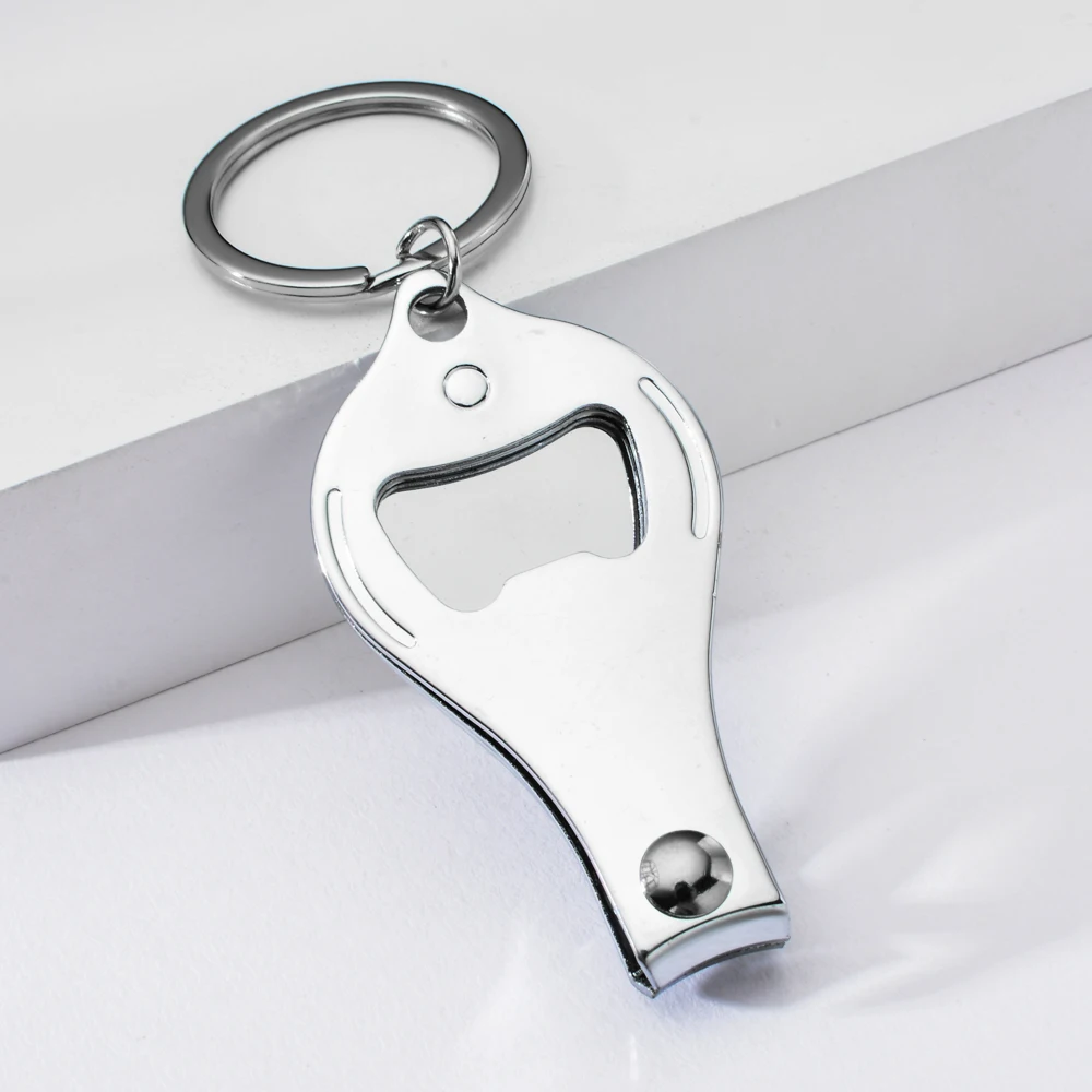 Vicney золотой и серебряный клипер для ногтей брелок из нержавеющей стали девочек