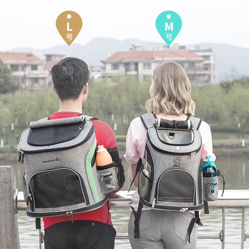 

Cat Backpack New Upgraded Plus-Sized Size Luxury Breathable Pet Backpack Portable Cat Bag Transportation Carrier Dog Backpack