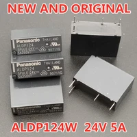 5pcslot relay aldp124 aldp124w 24v 5a 250v dip4 new and original