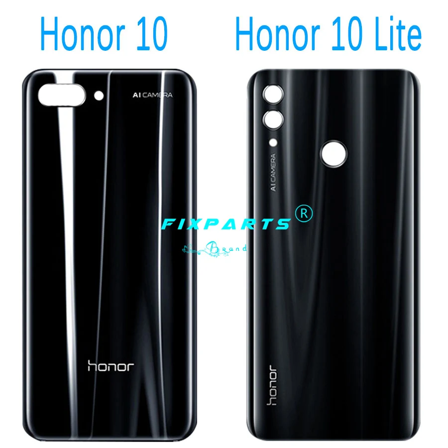 Заднее стекло для Huawei honor 10 задней крышки батарейного отсека Корпус + заднего