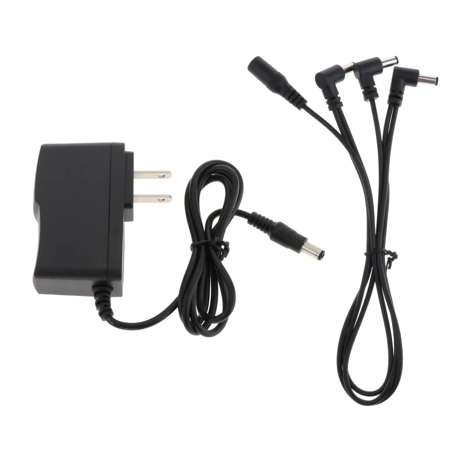 

Guitar Effect Power Replacement Adapter US Plug w/ 1 to 3 Way Splitter Cable