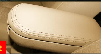 Center Armrest 1pc Микрофибра кожа межкомнатные двери подлокотник Крышка для Volkswagen New Cross Polo TDI Highline 2011 12 13 14 15 16 17 AB164 - Название цвета: Center Armrest 1pc