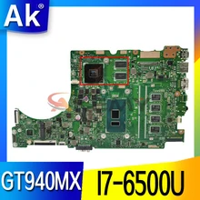 UX310UV Laptop Motherboard For ASUS UX410UQ (14 inch) UX410U UX310U Original Mainboard 8GB-RAM I7-6500U GT940MX-2GB