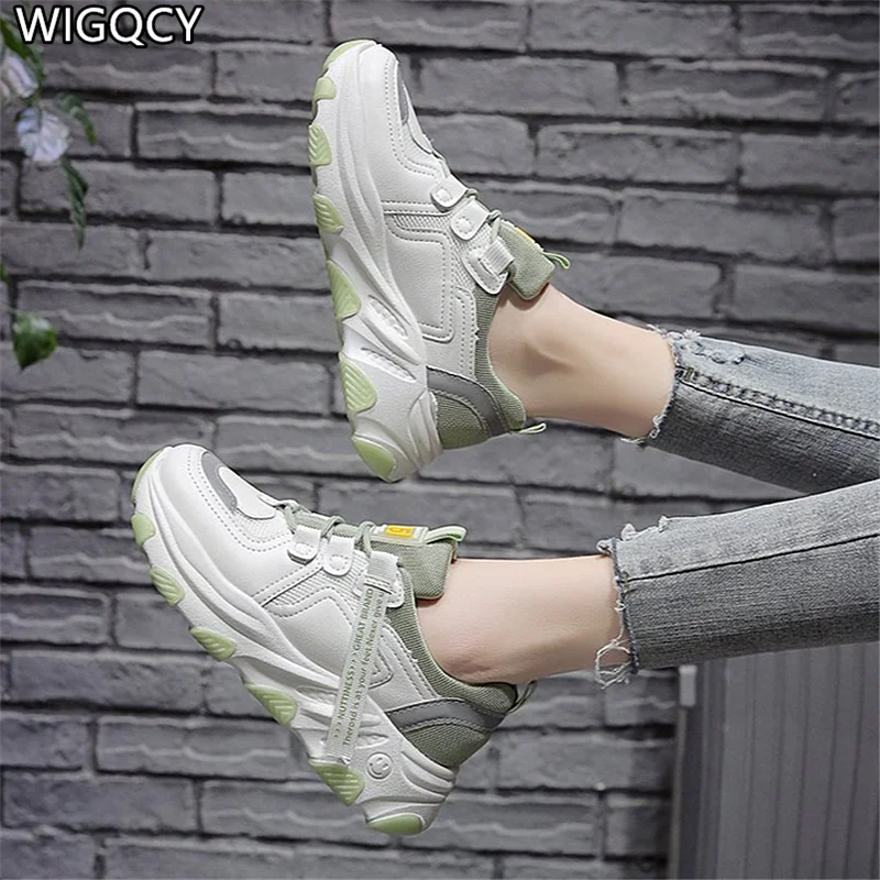 2020 new hot spring summer fashion women shoes round toe casual PU sneakers breathable zapatillas mujer woman D072 | Обувь