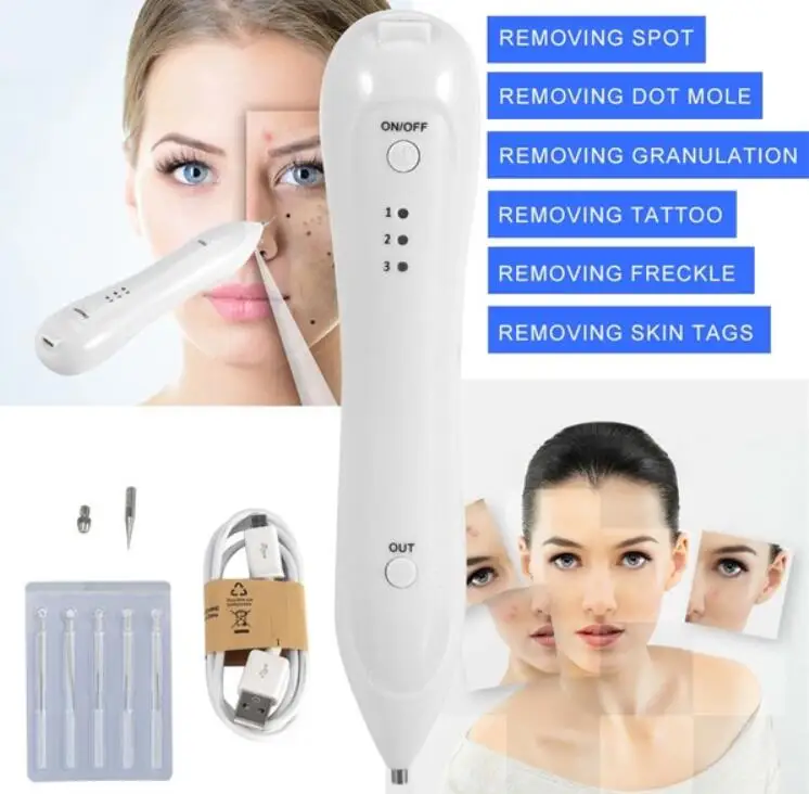 Темное пятно крем для удаления шрамов Лазерная плазменная ручка моль машина