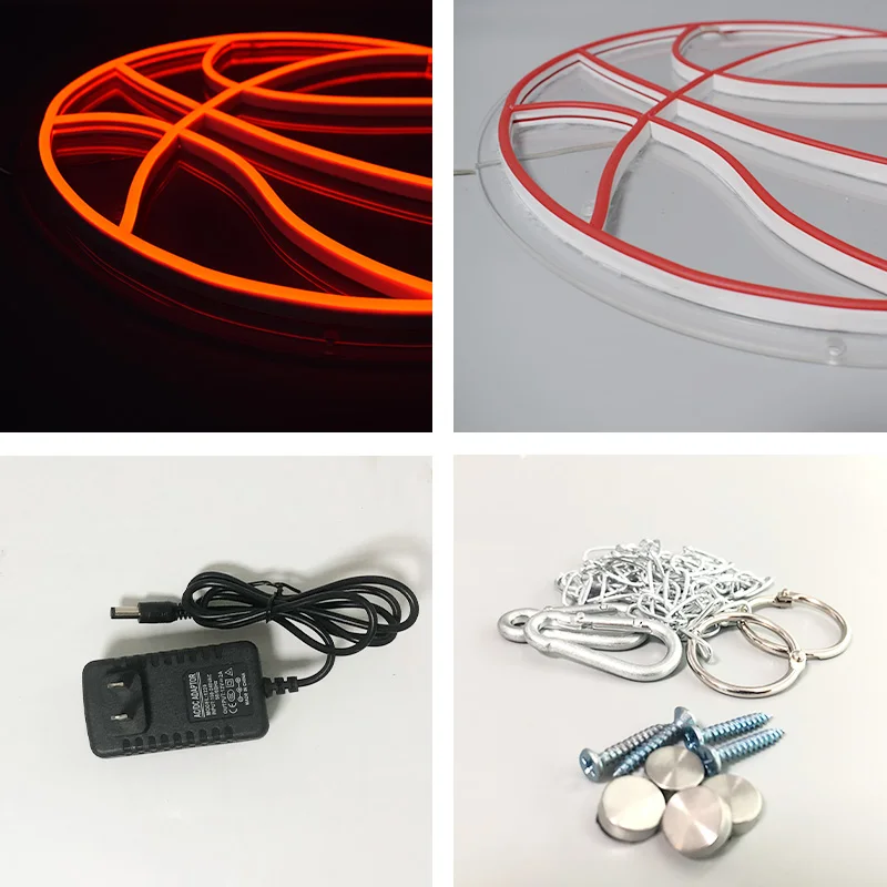 Basketball Logo INS Personalized Gift Custom LED neon sign Wall Decor For Bedroom Bar Store Club Display Light | Освещение