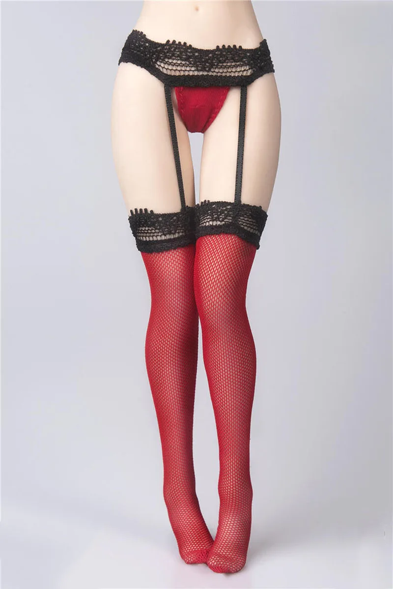 TYM024-medias de encaje a escala 1/6 para mujer, medias sexys para figura de acci&oacute;n de 12 pulgadas-3