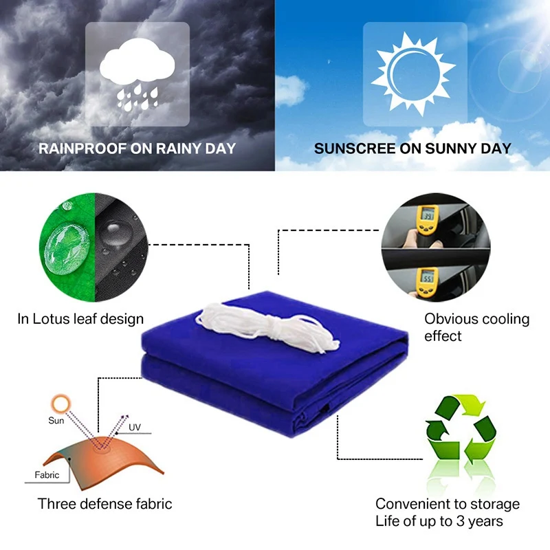 Тенты водонепроницаемый тент Парусный открытый солнцезащитный козырек садовая