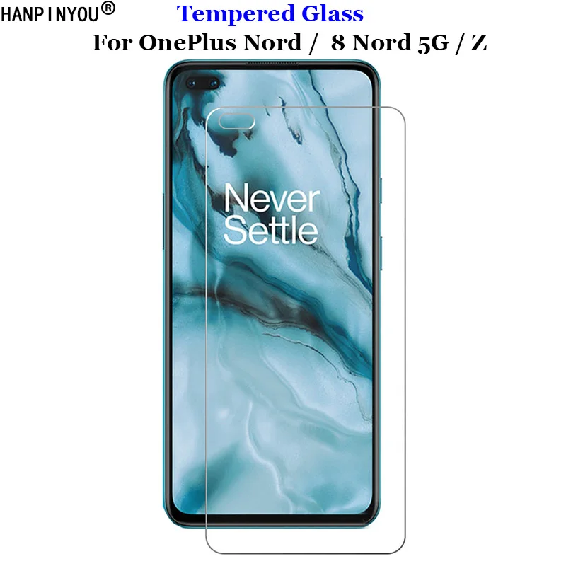 

Для OnePlus Nord закаленное стекло 9H 2.5D Премиум Защитная пленка для экрана телефона для OnePlus 8 Nord 5G / OnePlus Z 6,44"