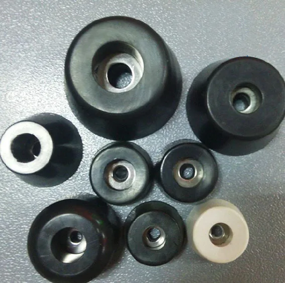 WSD2 черные резиновые подкладки для ножек с шайбой и винтовым креплением машинная