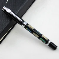 jinhao 8802 rollerball pen deep sea bright pearl shell writing signature pen with ink refill business office school supplies