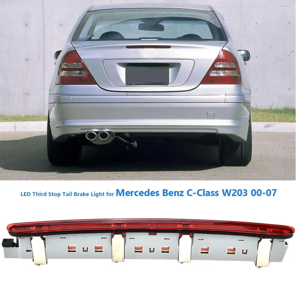 Задсветильник светодиодный стоп сигнал для Mercedes Benz C Class C230 C280 C350 2038201456|Фара авто в