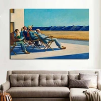 edward hopper people in the sun canvas painting print living room home decoration modern wall art oil painting posters pictures
