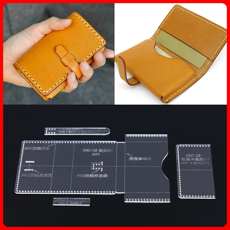 1 компл. Шаблон для Рисования Акриловый шаблон Сделай сам вручную кожи сумка карт