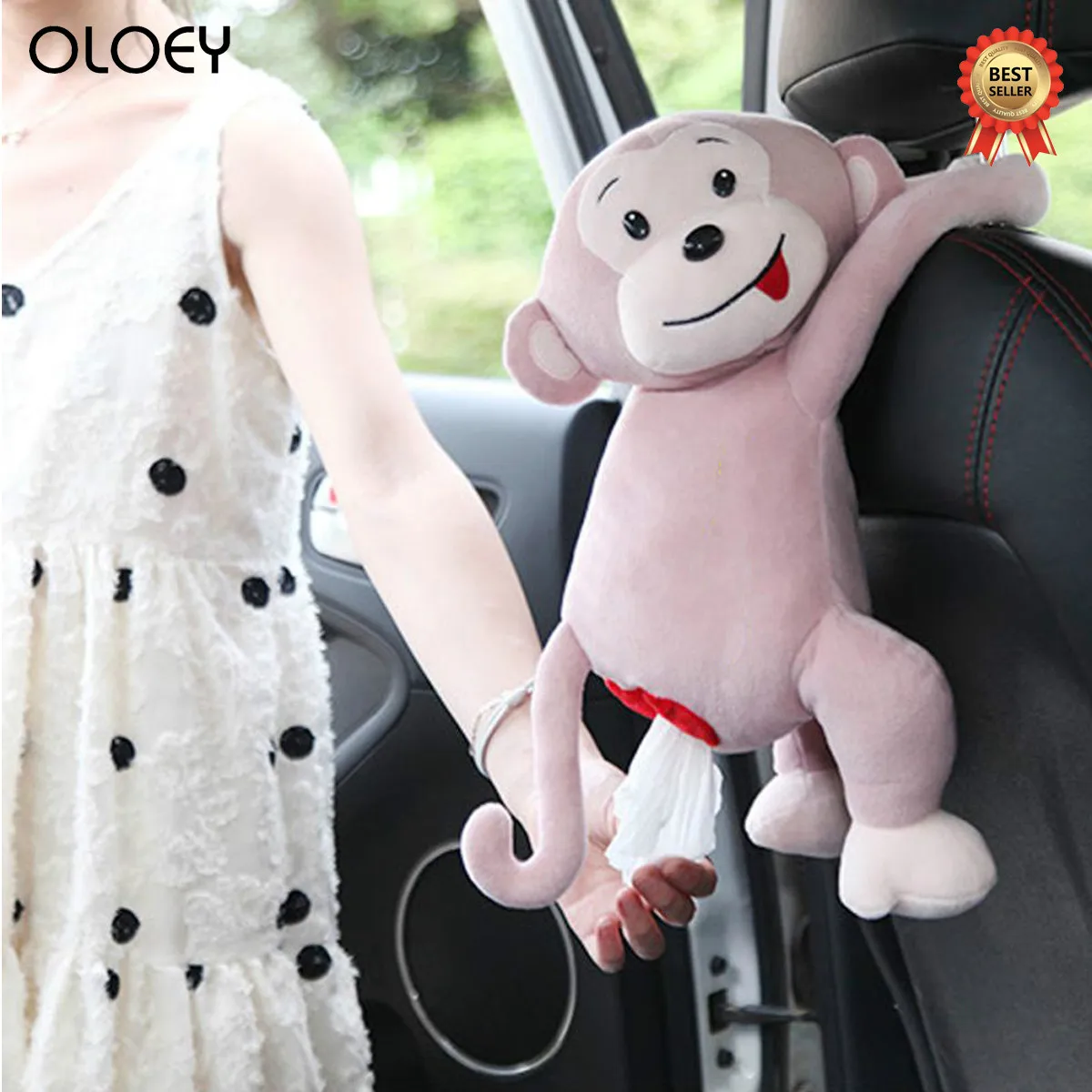 2019 креативная коробка для салфеток обезьяна Пеппи бумажный чехол милые