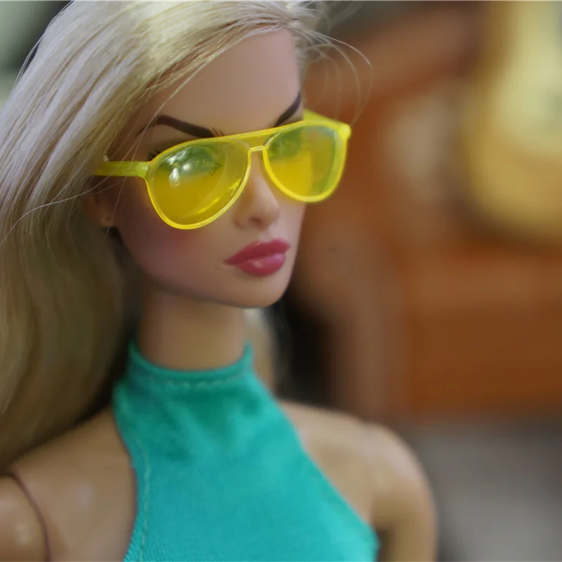 Оригинальные солнцезащитные очки для кукол Барби 1/6 bjd кукла пояс ожерелье наряды