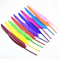 20pcs turkey feathers duck pointer wing feathers for crafts 25 30cm10 12 plume decoration feathers for clothes feather decor