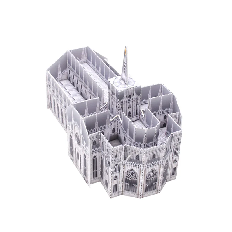 Италия Милан кафедральный собор складной мини 3D Бумага модель дома ремесла