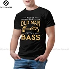 Футболка с бас-гитарой для пожилых людей с бас-гитарой, забавная футболка с коротким рукавом, Мужская графическая футболка XXX