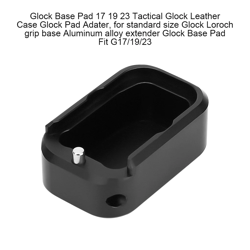 

IPSC Competition Base Pad For Glock Magazine 17 19 23 Tactical Glock Pistol Holster Glock Pad Adater For Standard Size Glock