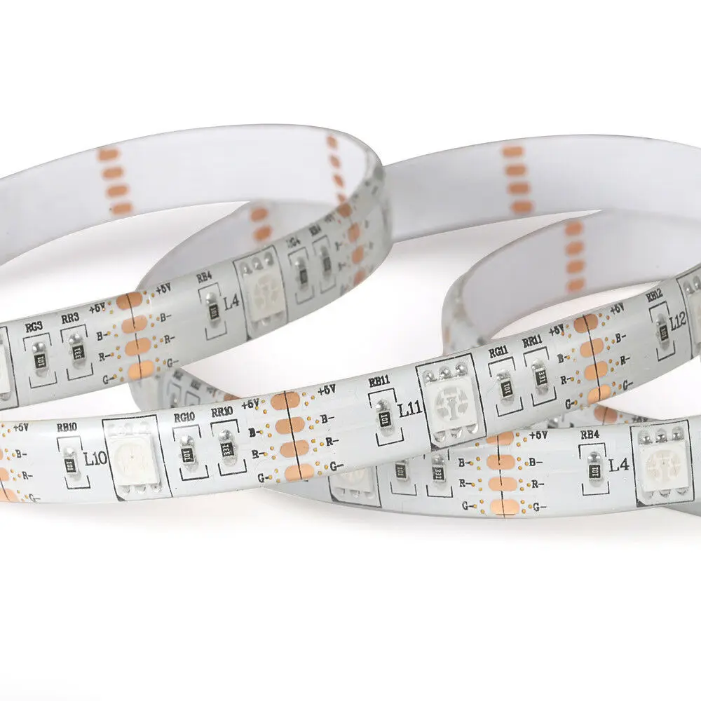 5V USB Мощность светодиодный ТВ полосы светильник MINI24K RGB 5050 SMD 30 s/m Настольный